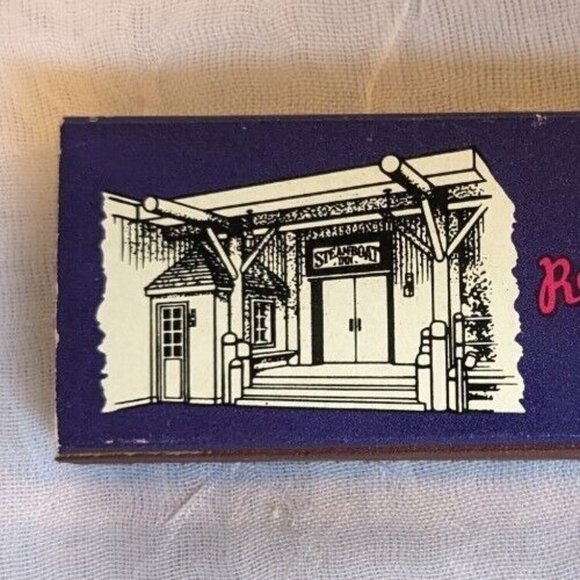 Steamboat Inn Matchbox Prescott Wisconsin Vtg Restaurant Book White Tip Matches - Picture 12 of 16